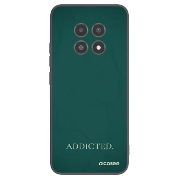 Picasee silikonowe czarne etui na Realme 12X - Addicted