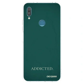 Picasee silikonowe przeźroczyste etui na Huawei Y6 2019 - Addicted