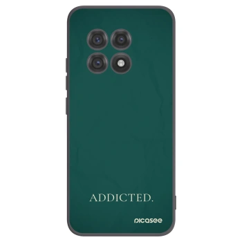 Picasee silikonowe czarne etui na OnePlus 13R 5G - Addicted