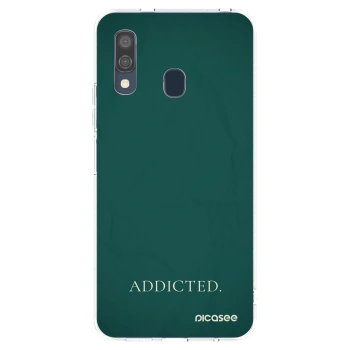 Picasee silikonowe przeźroczyste etui na Samsung Galaxy A40 A405F - Addicted