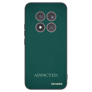 Picasee silikonowe czarne etui na Xiaomi Redmi Note 15 Pro+ - Addicted