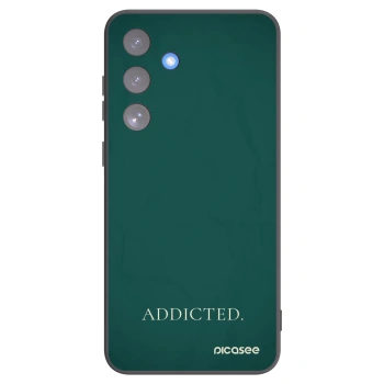 Picasee silikonowe czarne etui na Samsung Galaxy S25 FE 5G - Addicted