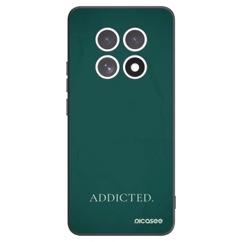Picasee silikonowe czarne etui na Xiaomi Redmi Note 15 4G - Addicted