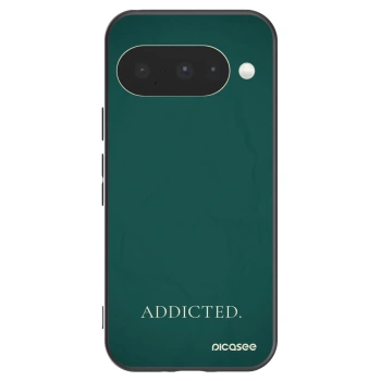 Picasee silikonowe czarne etui na Google Pixel 10 - Addicted