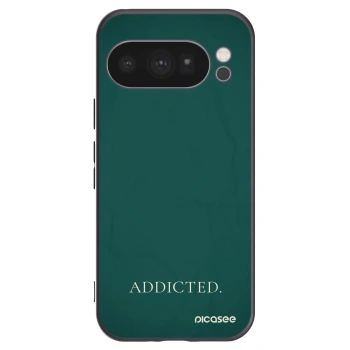 Picasee silikonowe czarne etui na Google Pixel 10 Pro - Addicted
