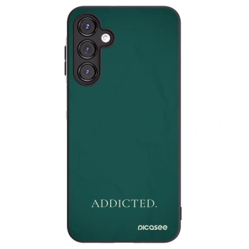 Picasee silikonowe czarne etui na Samsung Galaxy A16 4G - Addicted