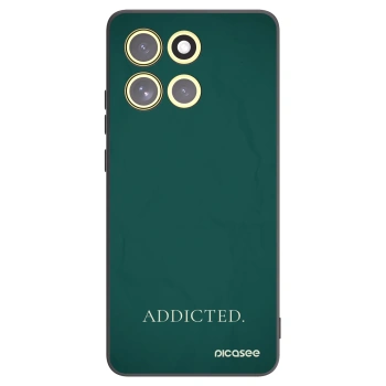 Picasee silikonowe czarne etui na Motorola Moto G86 Power 5G - Addicted