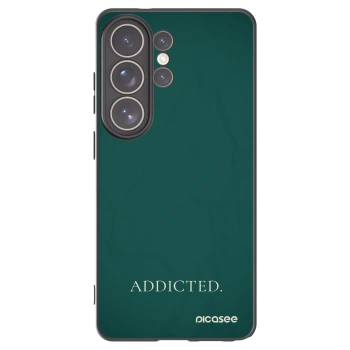 Picasee silikonowe czarne etui na Samsung Galaxy S26 Ultra - Addicted