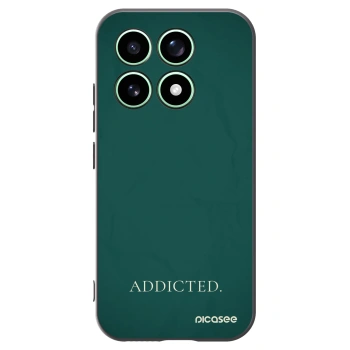 Picasee silikonowe czarne etui na Xiaomi 17 - Addicted
