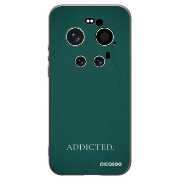 Picasee silikonowe czarne etui na Xiaomi 17 Ultra - Addicted