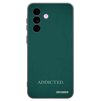 Picasee silikonowe czarne etui na Samsung Galaxy A57 5G - Addicted