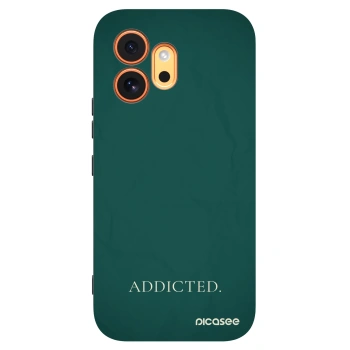 Picasee silikonowe czarne etui na Honor 600 - Addicted