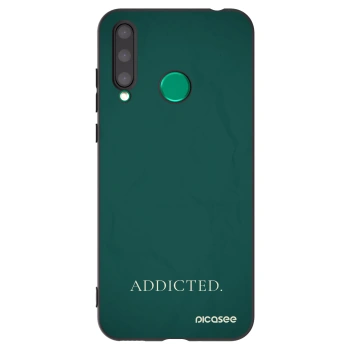 Picasee silikonowe czarne etui na Honor 20 Lite - Addicted