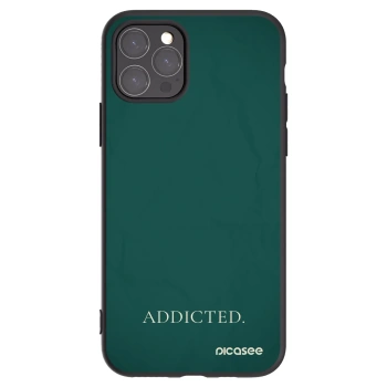 Picasee silikonowe czarne etui na Apple iPhone 11 Pro - Addicted