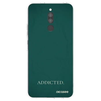 Picasee silikonowe przeźroczyste etui na Xiaomi Redmi 8 - Addicted