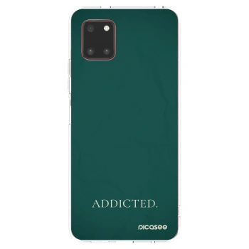 Picasee silikonowe przeźroczyste etui na Samsung Galaxy Note 10 Lite N770F - Addicted