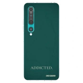 Picasee silikonowe przeźroczyste etui na Xiaomi Mi 10 - Addicted