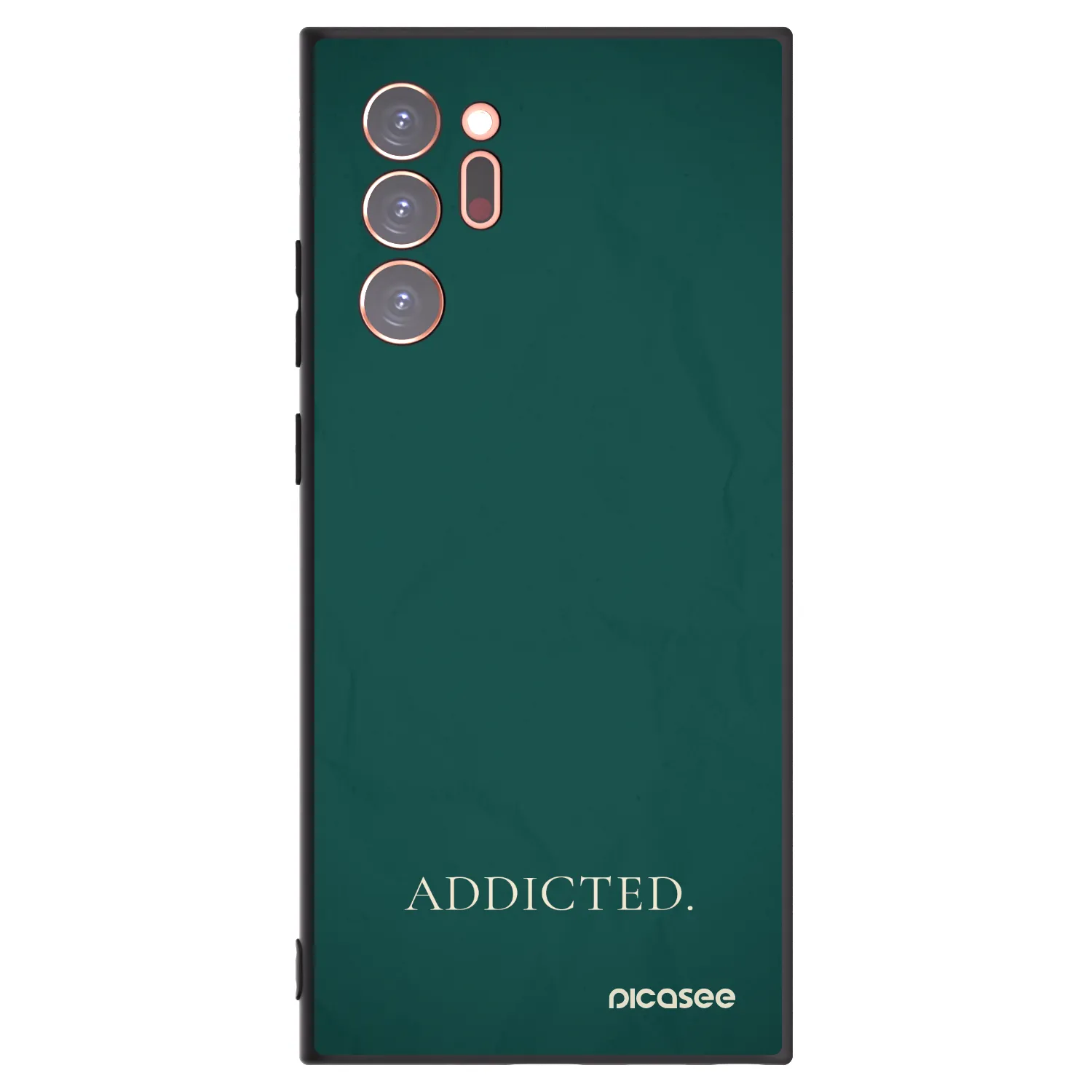 Picasee silikonowe czarne etui na Samsung Galaxy Note 20 Ultra - Addicted