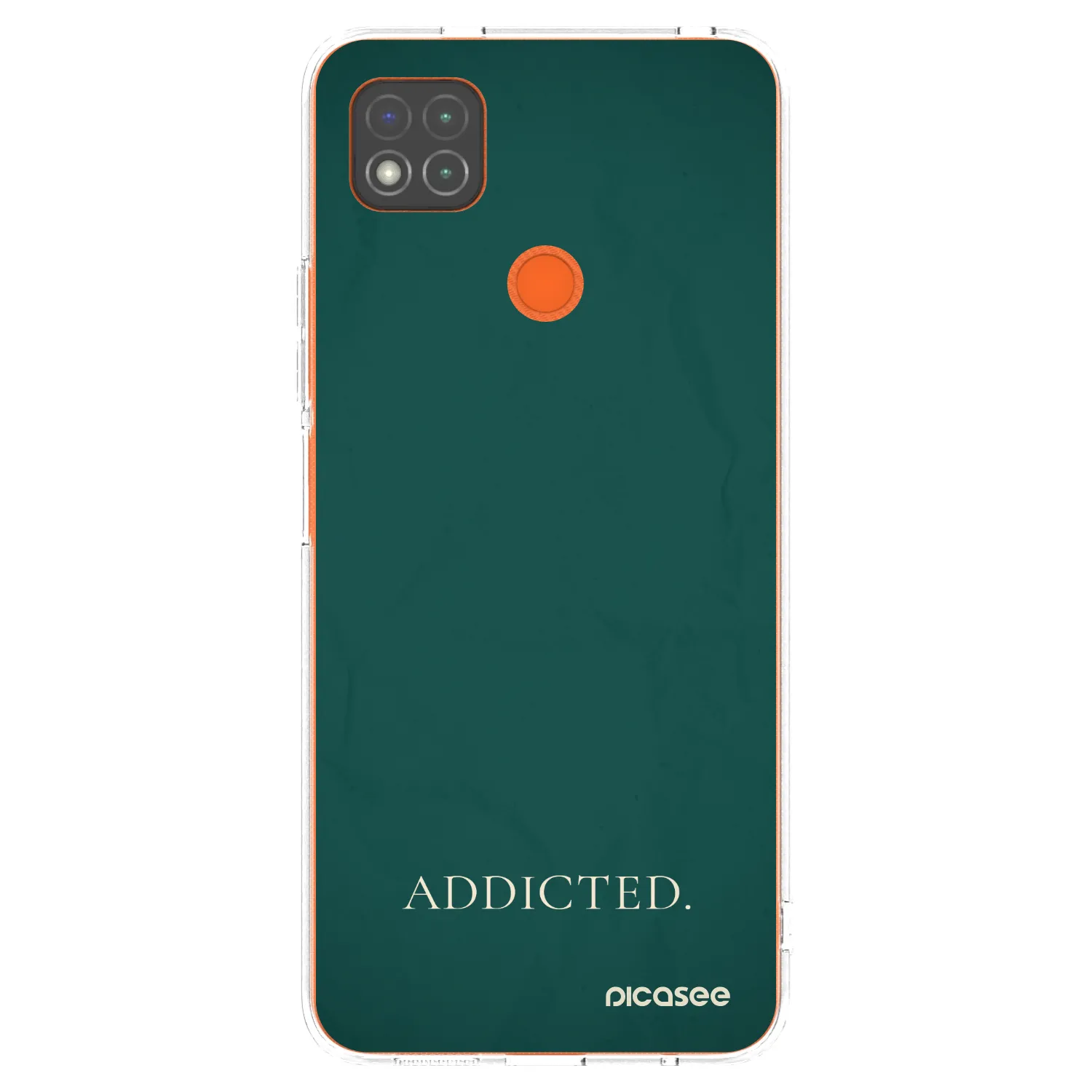 Picasee silikonowe przeźroczyste etui na Xiaomi Redmi 9C - Addicted