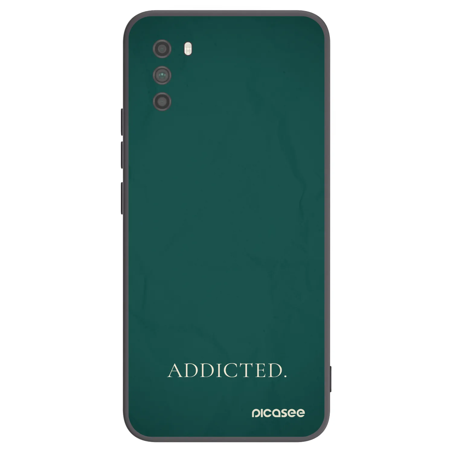 Picasee silikonowe czarne etui na Xiaomi Poco M3 - Addicted