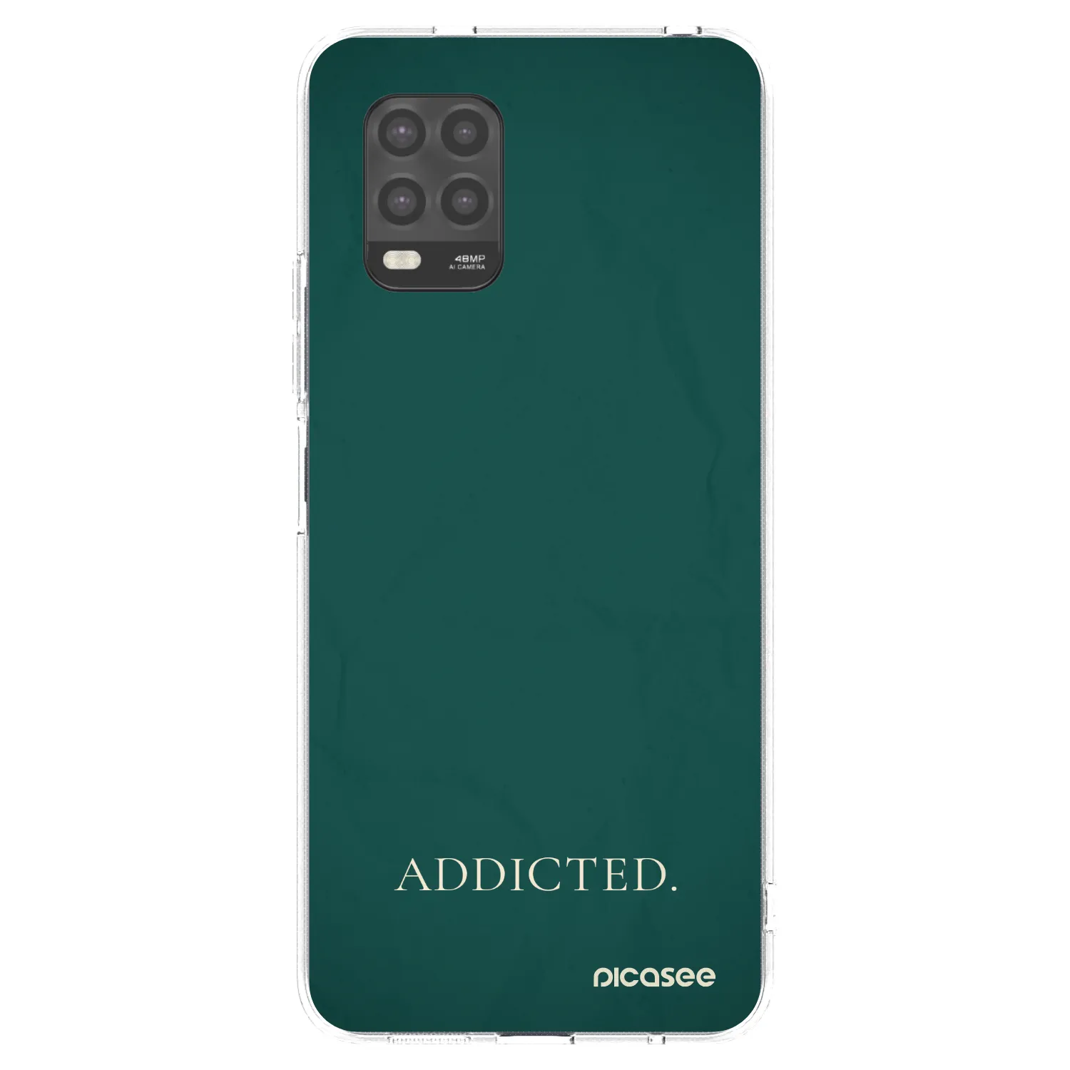 Picasee silikonowe przeźroczyste etui na Xiaomi Mi 10 Lite - Addicted