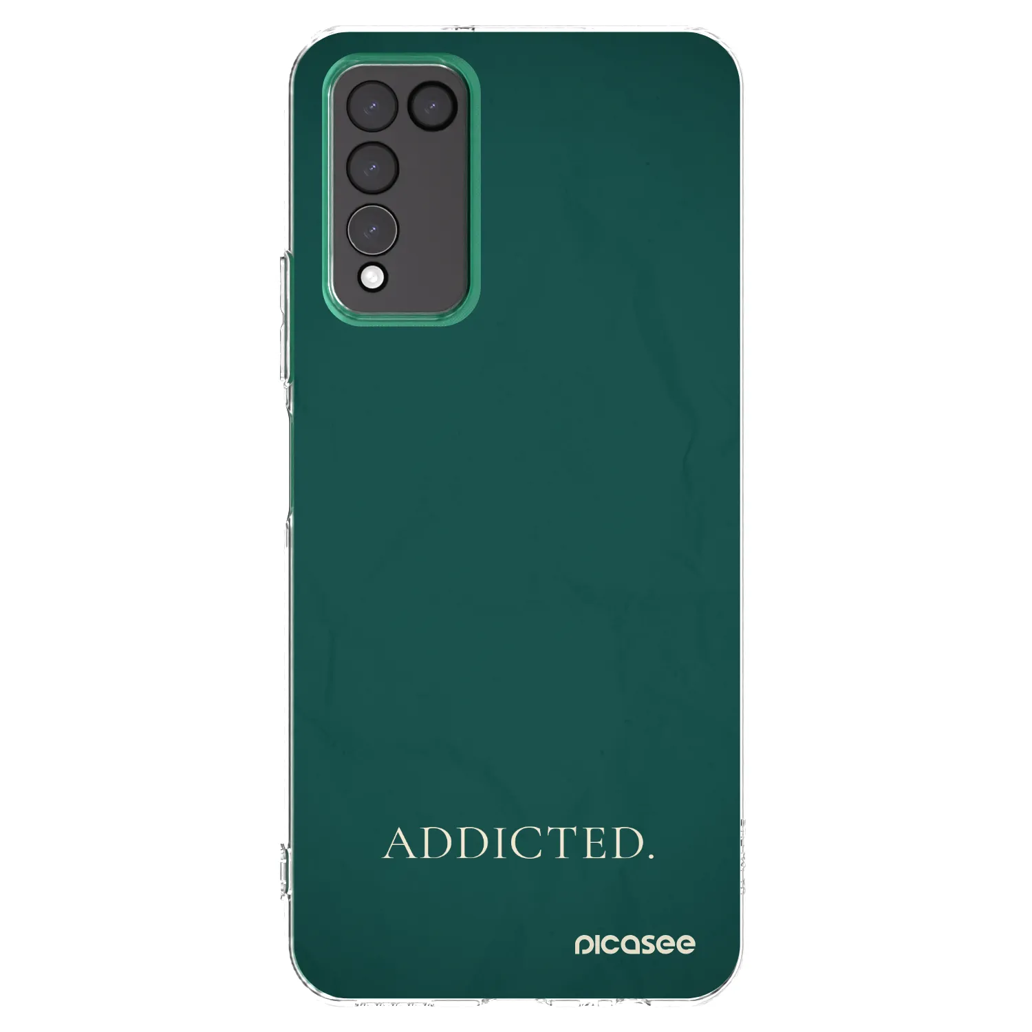 Picasee silikonowe przeźroczyste etui na Honor 10X Lite - Addicted