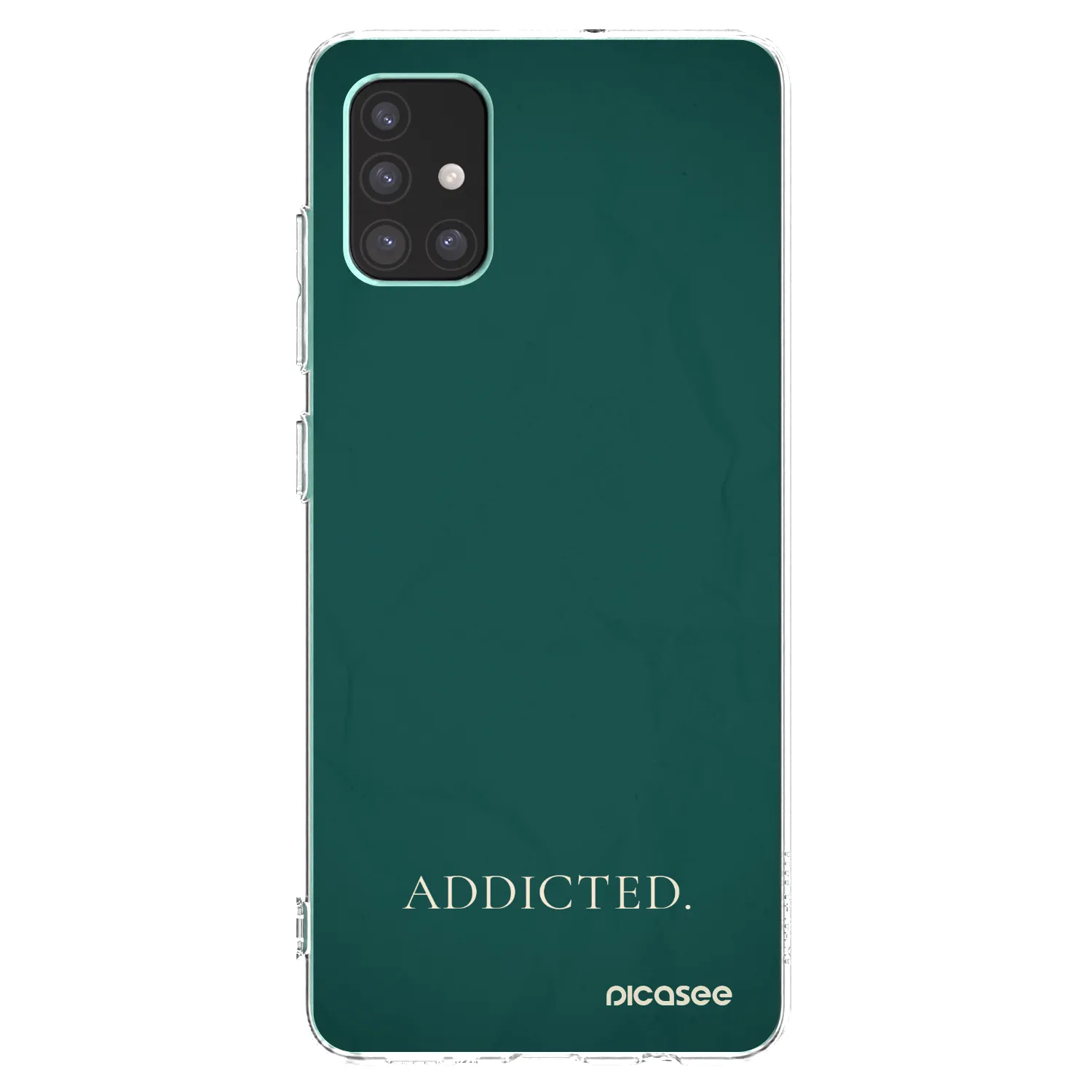 Picasee silikonowe przeźroczyste etui na Samsung Galaxy M51 M515F - Addicted