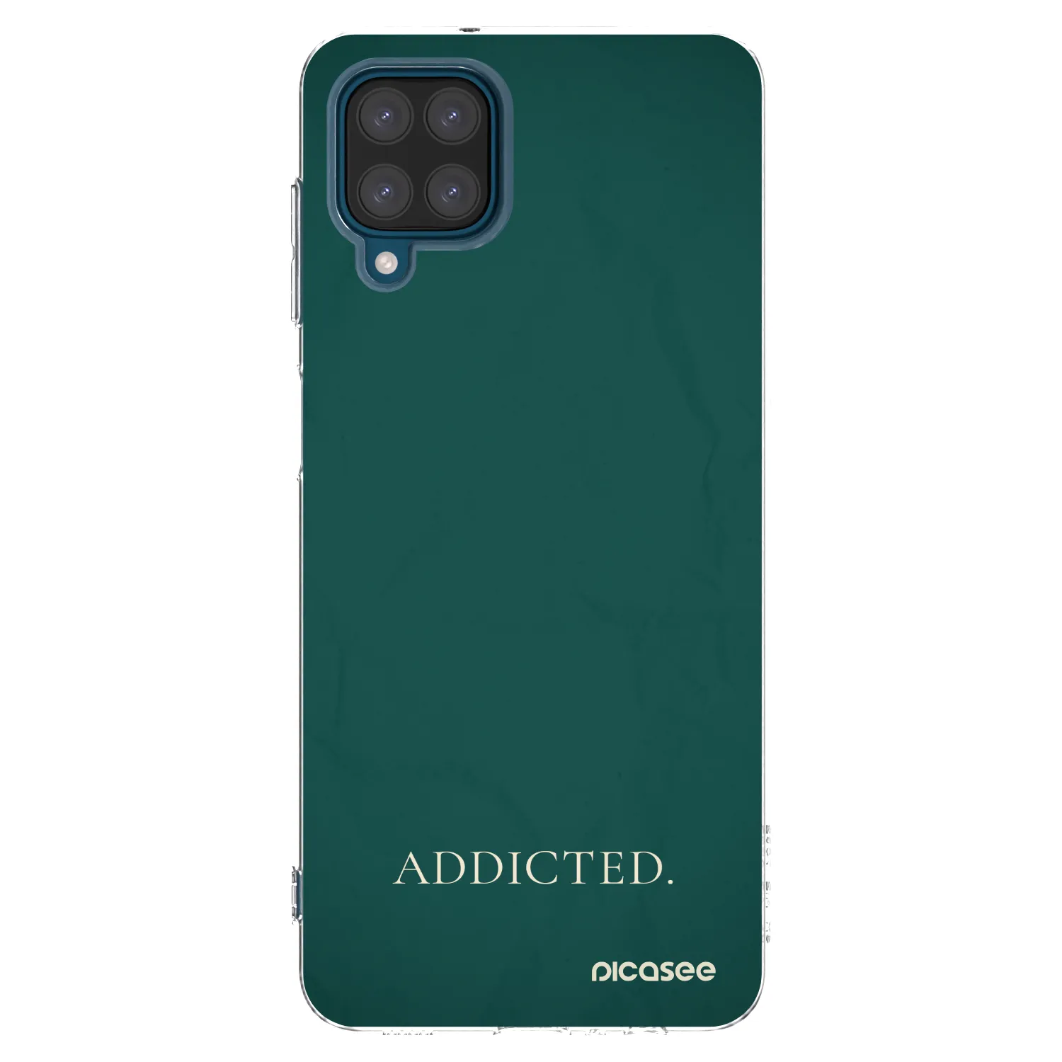 Picasee silikonowe przeźroczyste etui na Samsung Galaxy A12 A125F - Addicted