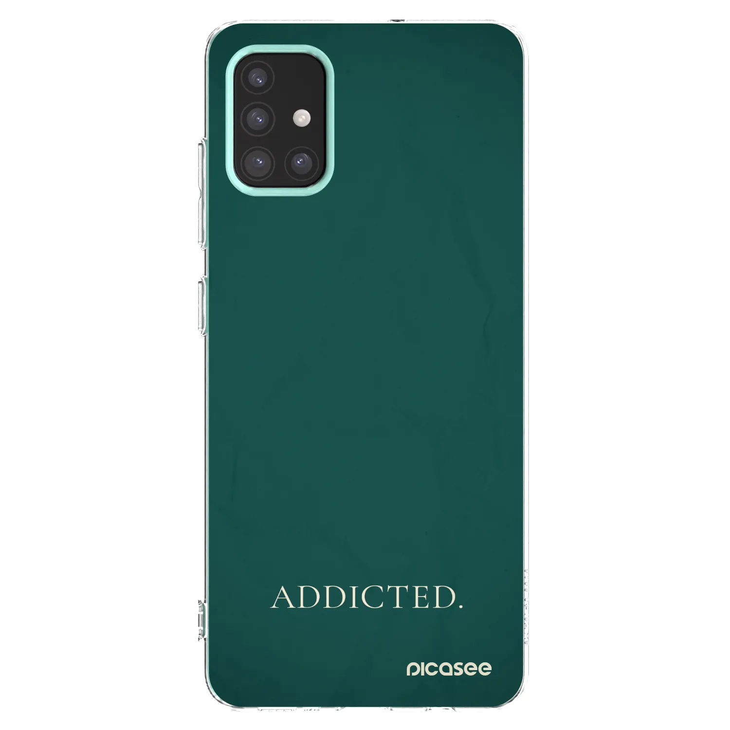 Picasee silikonowe przeźroczyste etui na Samsung Galaxy M31s - Addicted