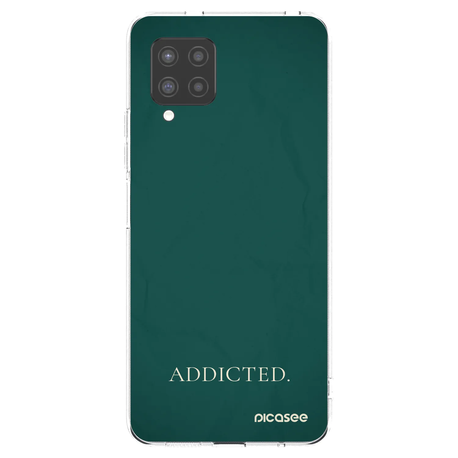 Picasee silikonowe przeźroczyste etui na Samsung Galaxy A42 A426B - Addicted