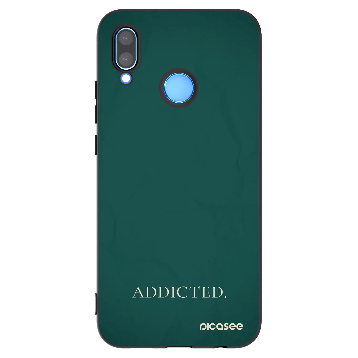Picasee silikonowe czarne etui na Huawei Mate 40 Pro - Addicted