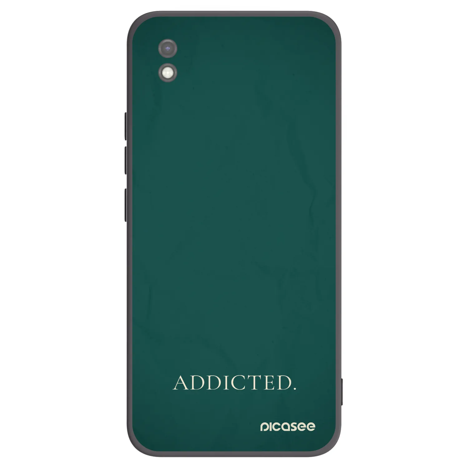 Picasee silikonowe czarne etui na Xiaomi Redmi 9AT - Addicted