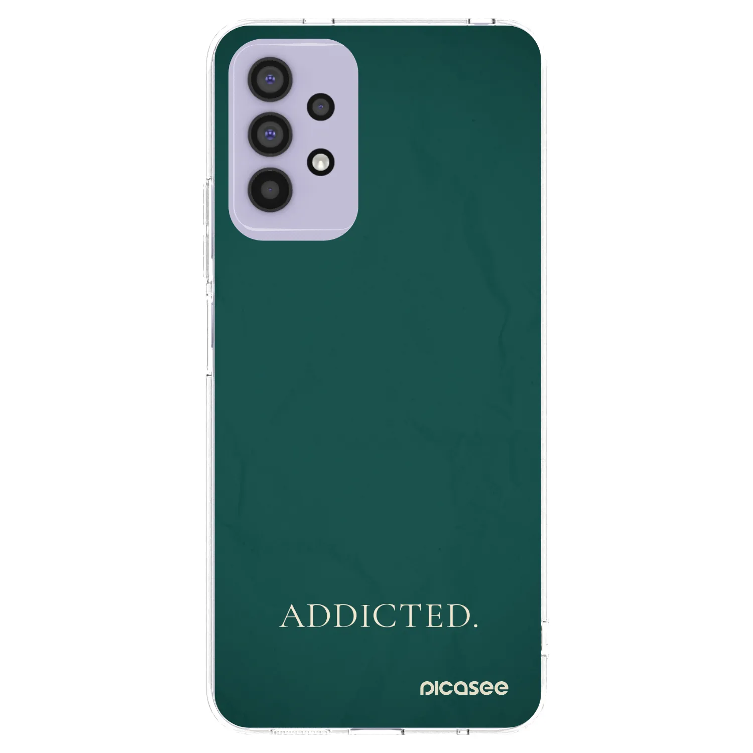 Picasee silikonowe przeźroczyste etui na Samsung Galaxy A32 4G SM-A325F - Addicted
