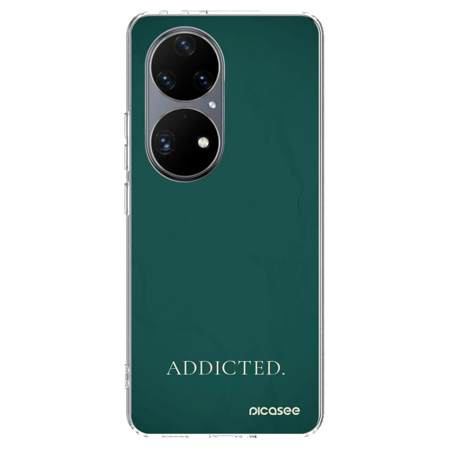 Picasee silikonowe przeźroczyste etui na Huawei P50 - Addicted