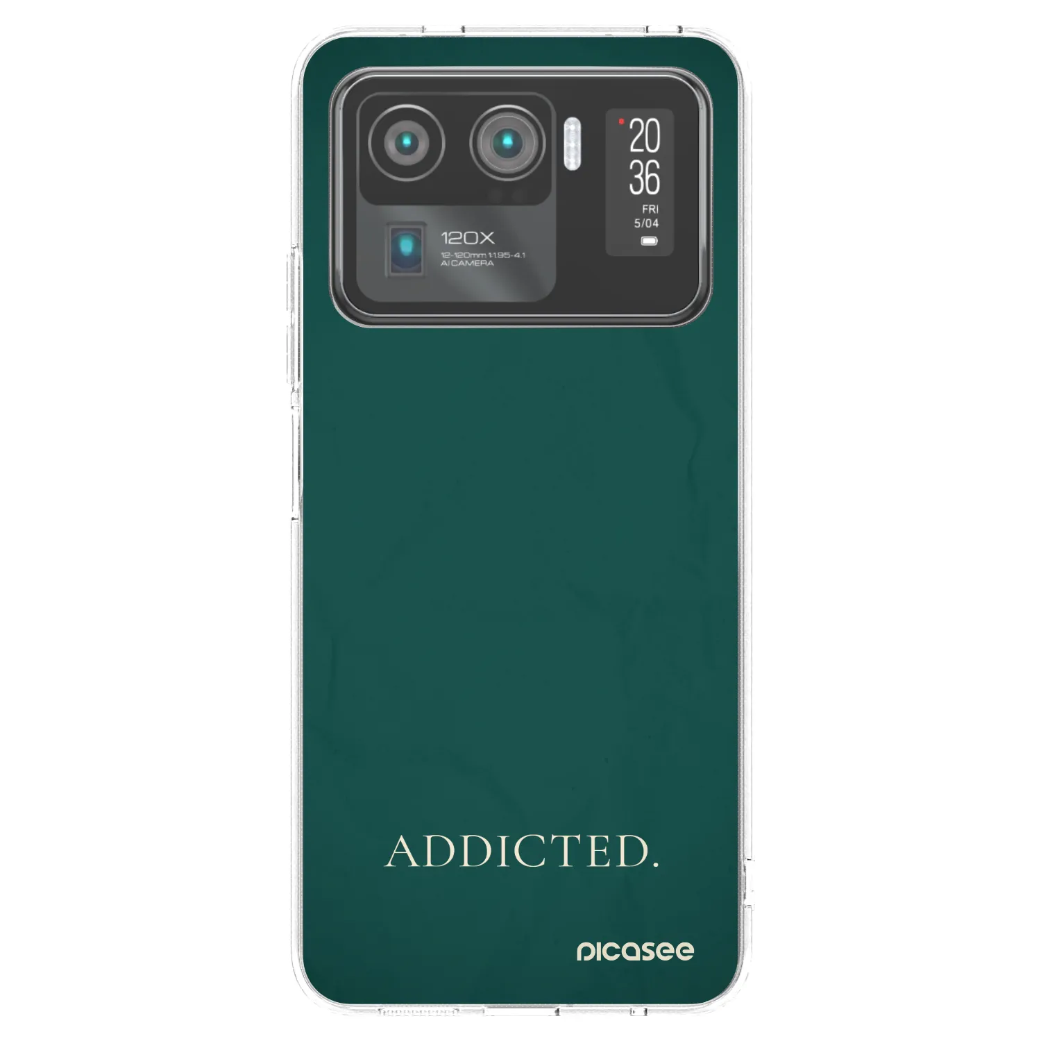 Picasee silikonowe przeźroczyste etui na Xiaomi Mi 11 Ultra - Addicted