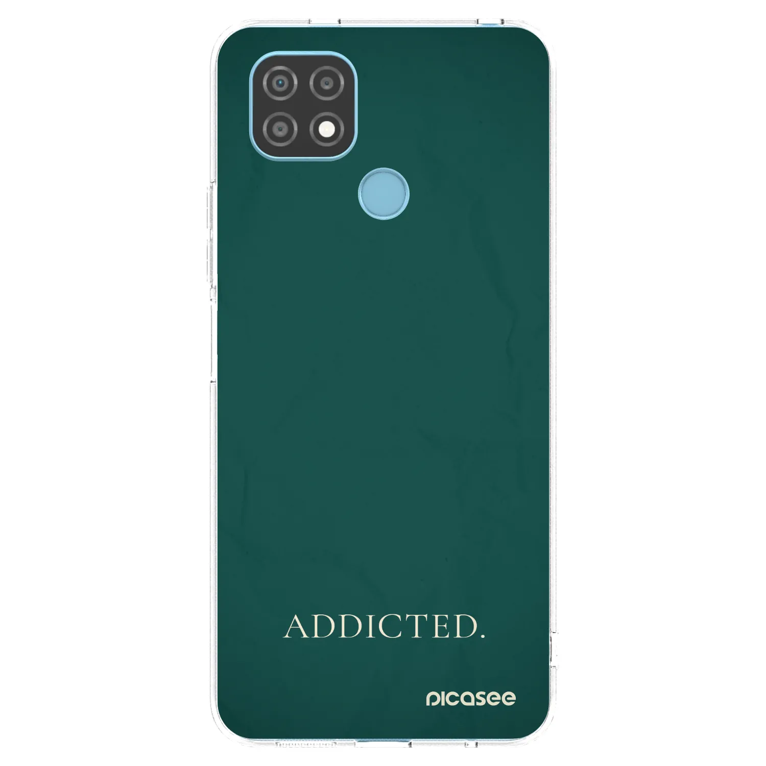 Picasee silikonowe przeźroczyste etui na Realme C21 - Addicted