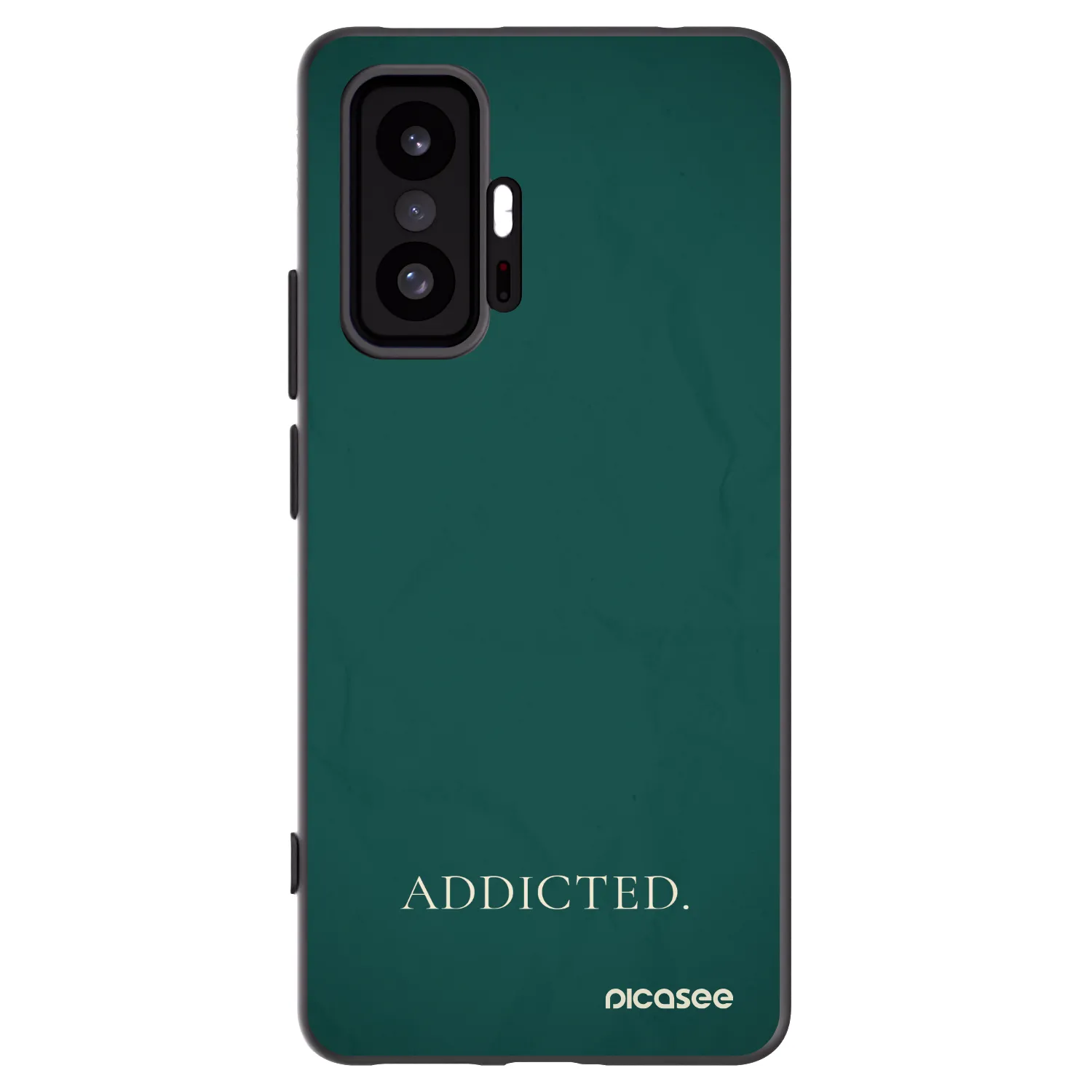 Picasee silikonowe czarne etui na Xiaomi 11T Pro - Addicted