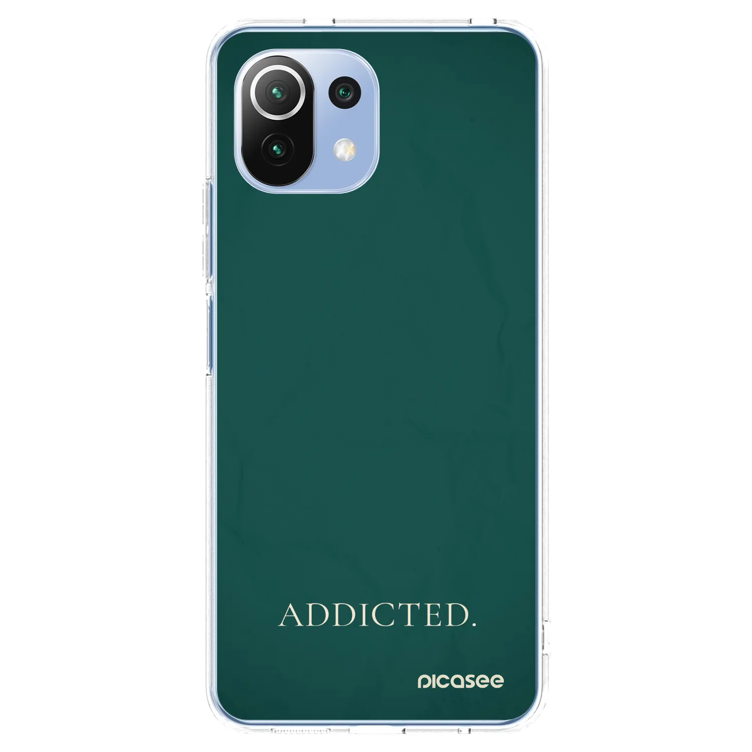 Picasee silikonowe przeźroczyste etui na Xiaomi 11 Lite 5G NE - Addicted