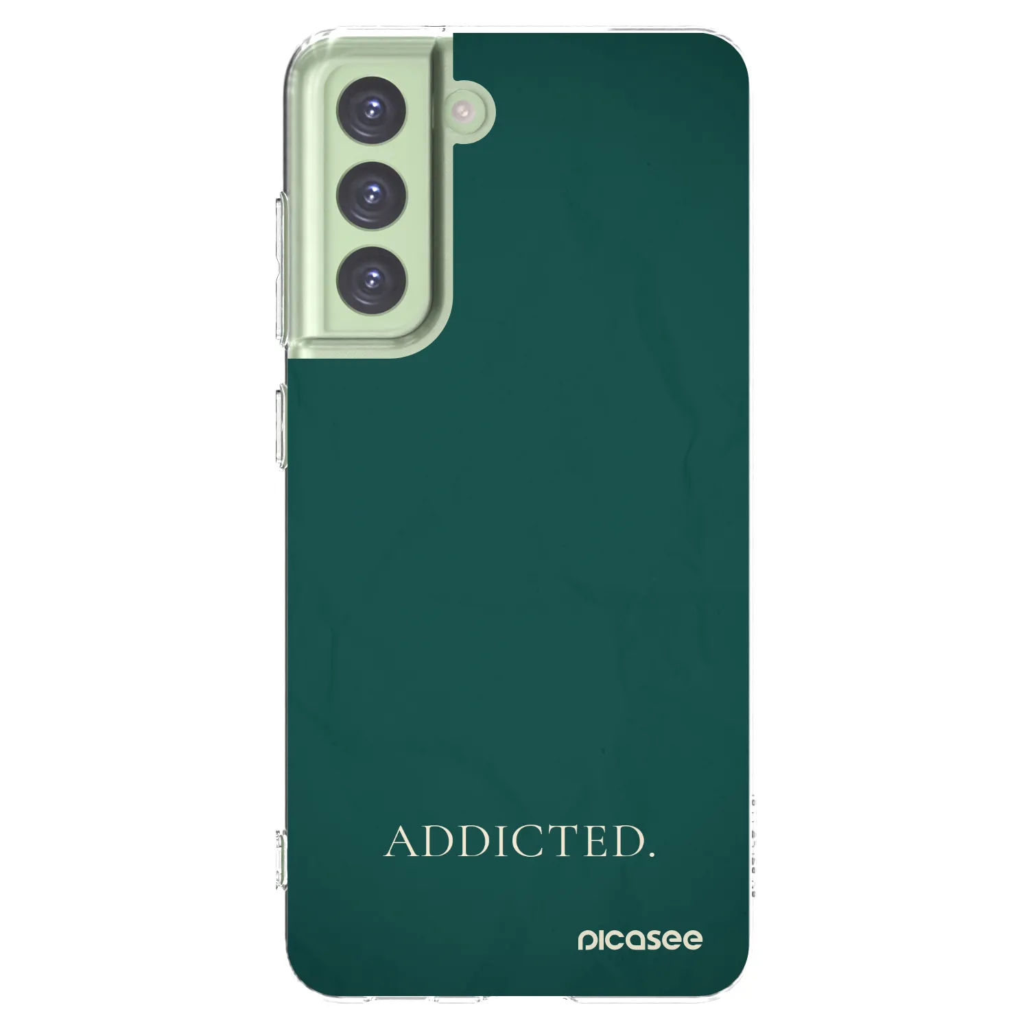 Picasee silikonowe przeźroczyste etui na Samsung Galaxy S21 FE 5G - Addicted