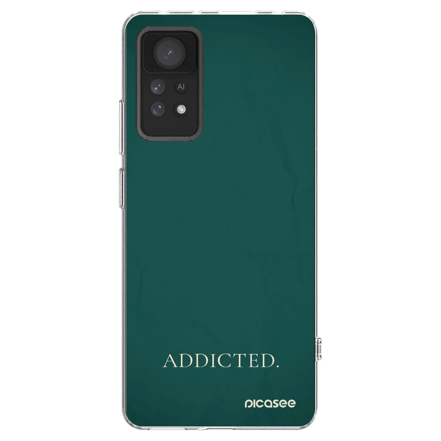 Picasee silikonowe przeźroczyste etui na Xiaomi Redmi Note 11 Pro - Addicted