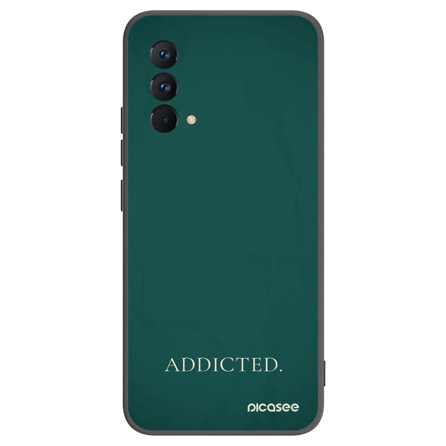 Picasee silikonowe czarne etui na Realme GT Master Edition 5G - Addicted
