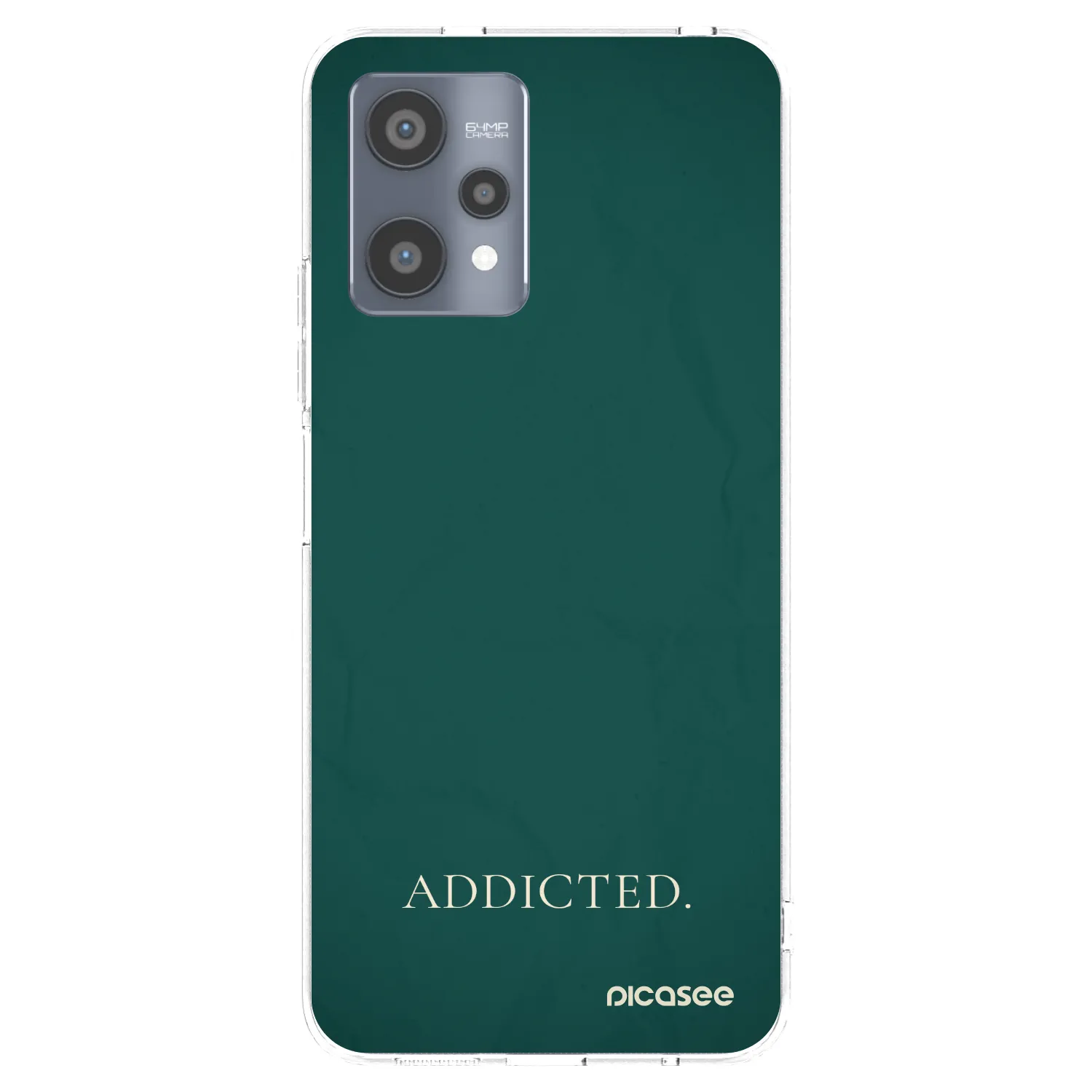 Picasee silikonowe przeźroczyste etui na Realme 9 Pro 5G - Addicted