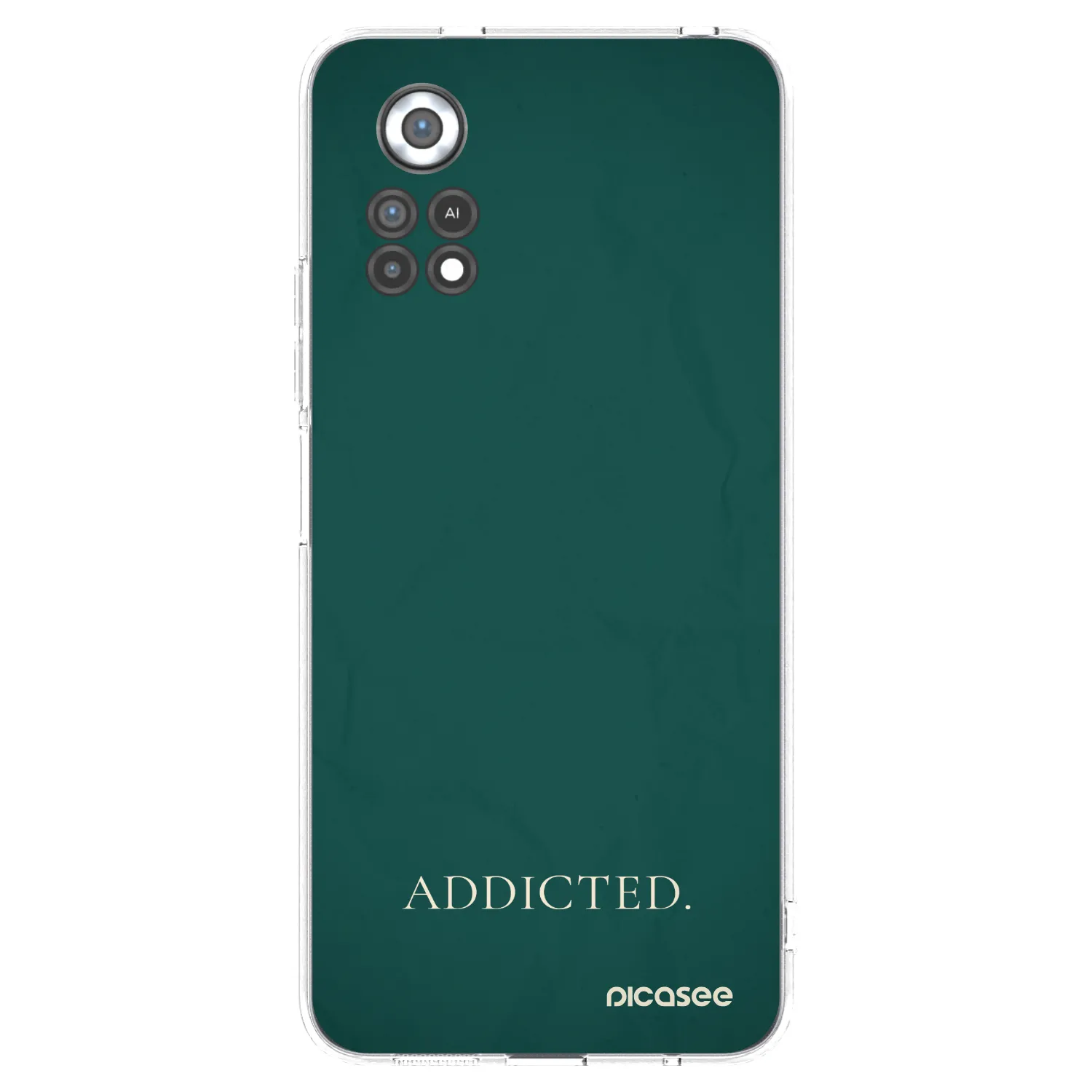 Picasee silikonowe przeźroczyste etui na Xiaomi Poco X4 Pro 5G - Addicted
