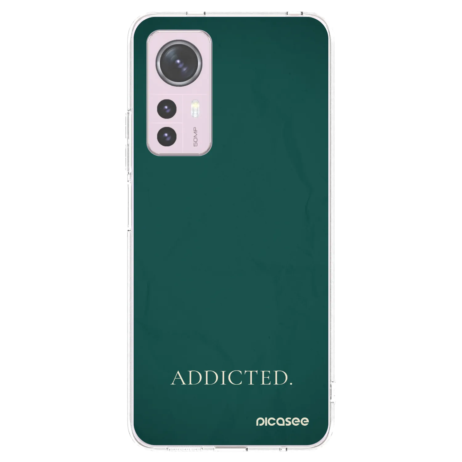 Picasee silikonowe przeźroczyste etui na Xiaomi 12 - Addicted