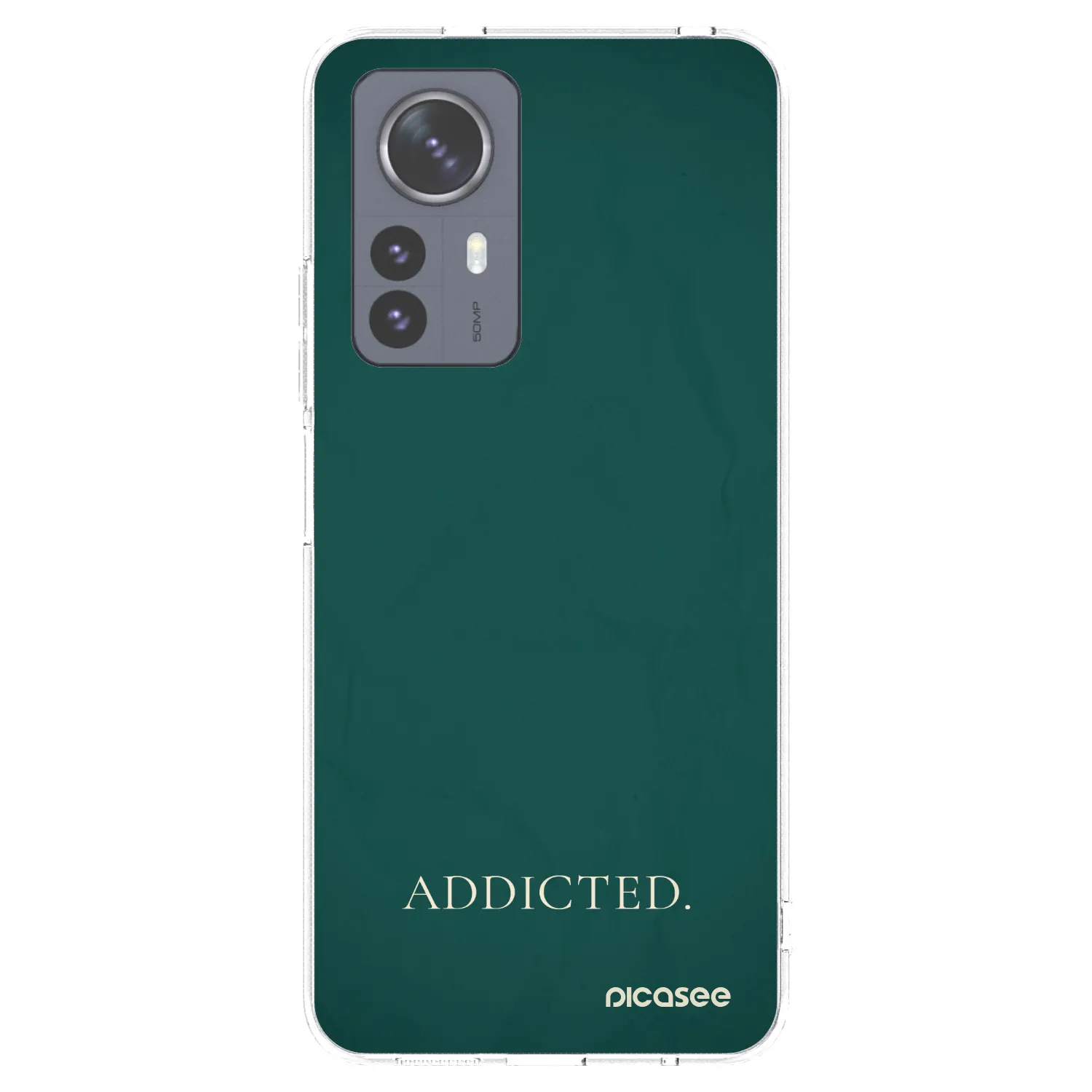 Picasee silikonowe przeźroczyste etui na Xiaomi 12 Pro - Addicted