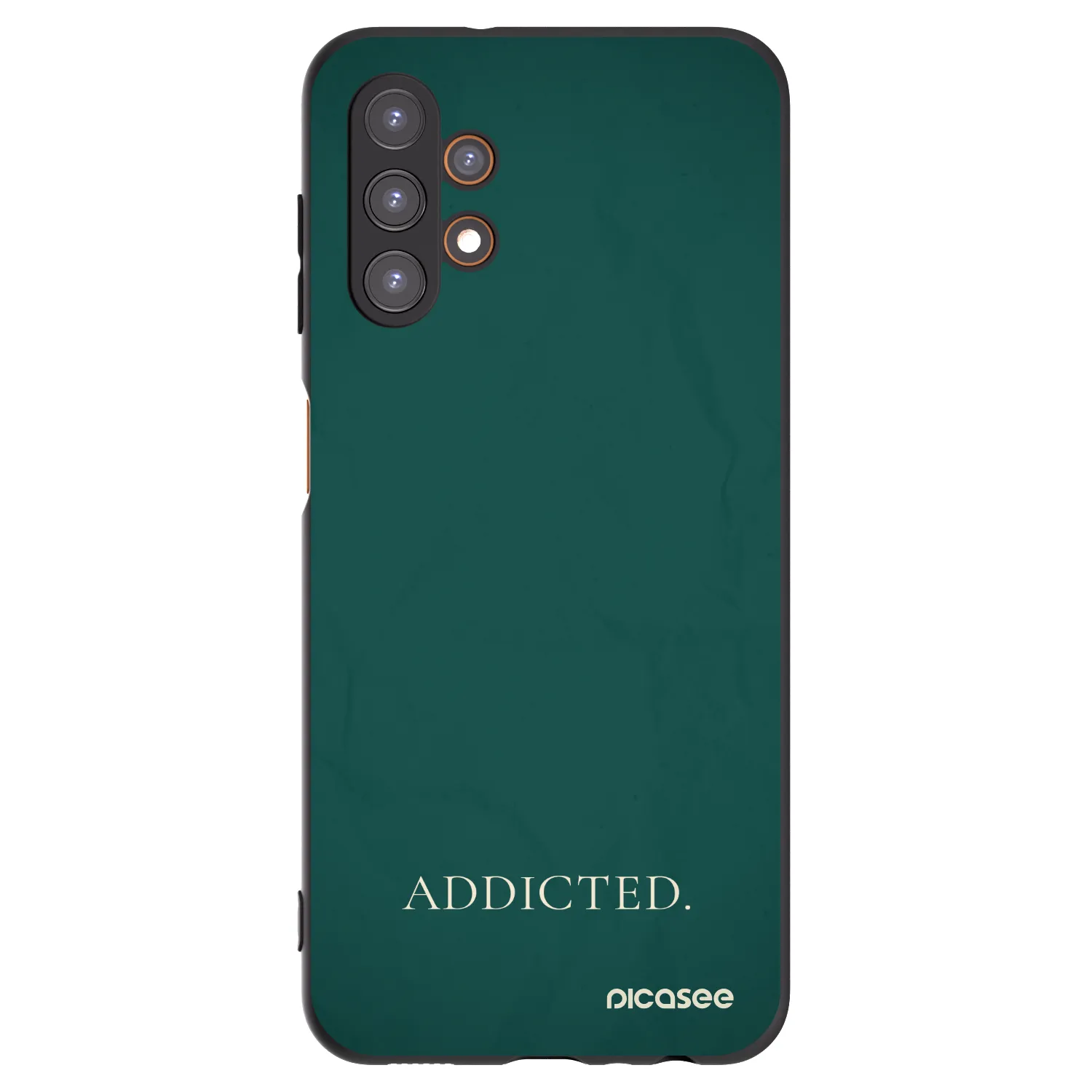 Picasee silikonowe czarne etui na Samsung Galaxy A13 4G A135 - Addicted