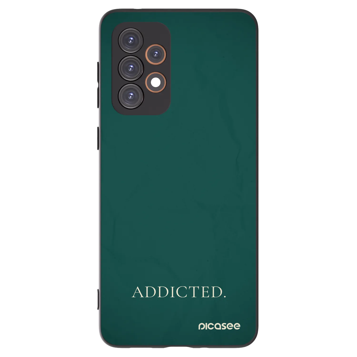 Picasee silikonowe czarne etui na Samsung Galaxy A33 5G A336 - Addicted