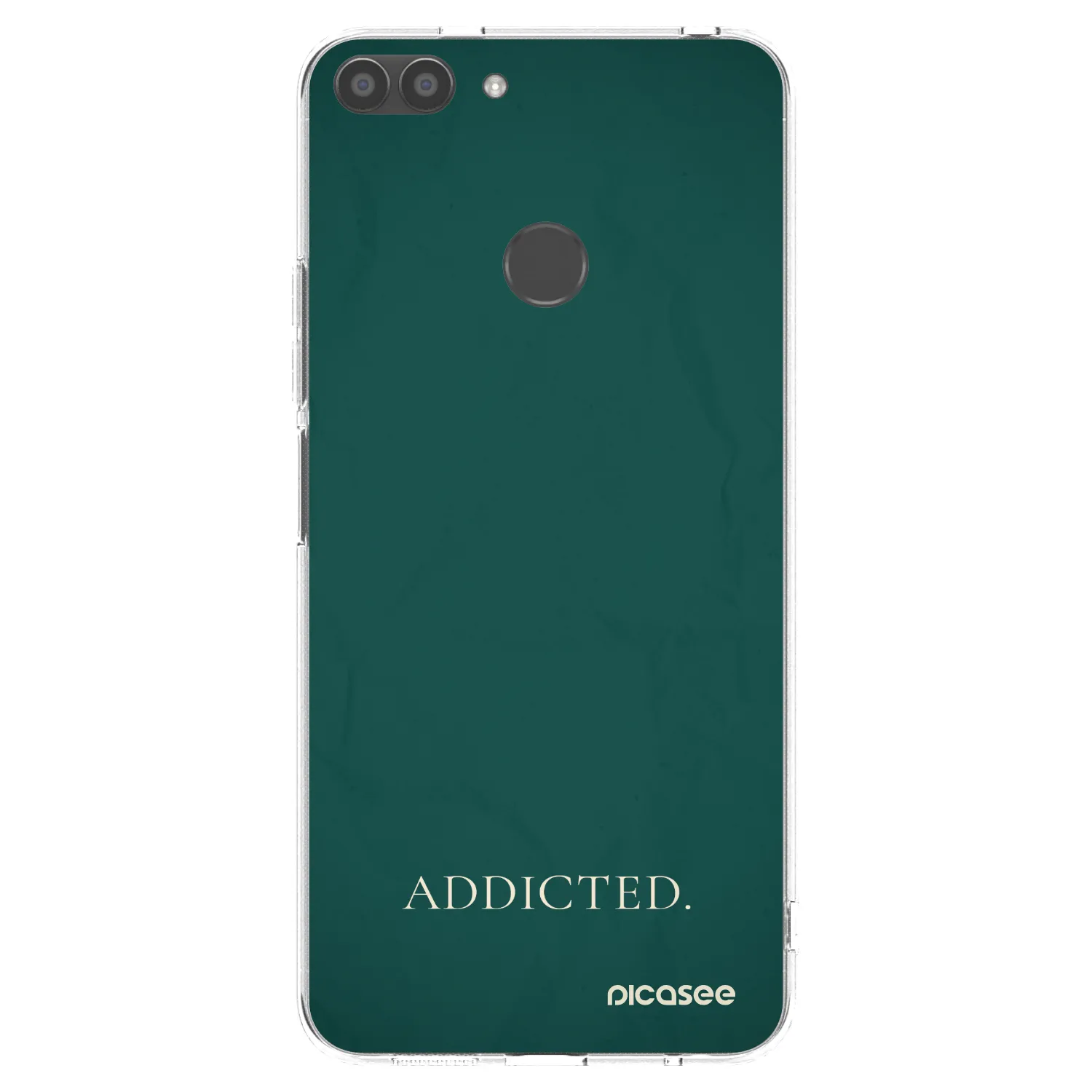 Picasee silikonowe przeźroczyste etui na Huawei P Smart - Addicted