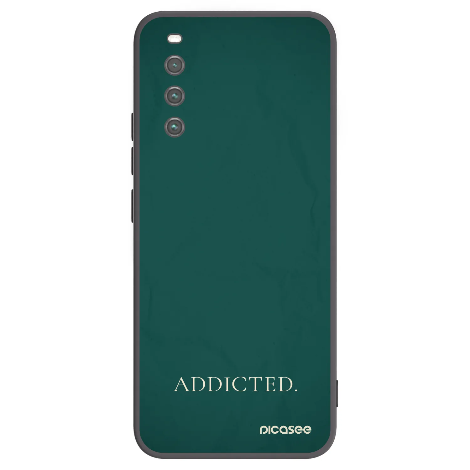 Picasee silikonowe czarne etui na Sony Xperia 10 IV 5G - Addicted