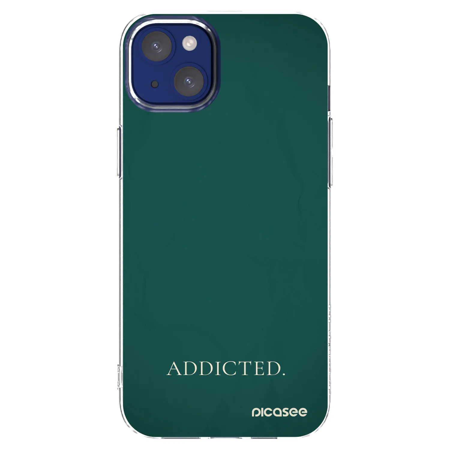 Picasee silikonowe przeźroczyste etui na Apple iPhone 14 Plus - Addicted